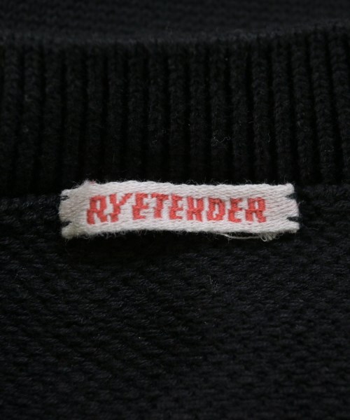 RYE TENDER（ライテンダー）ニット・セーター 黒 サイズ:1(S位) メンズ/2200660981031