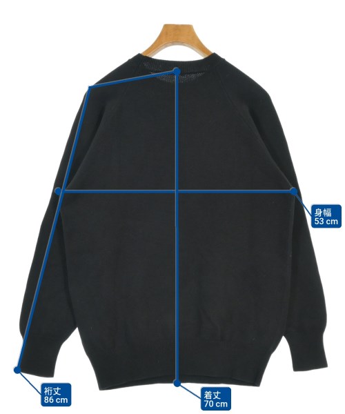 RYE TENDER（ライテンダー）ニット・セーター 黒 サイズ:1(S位) メンズ/2200660981031