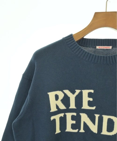 RYE TENDER（ライテンダー）ニット・セーター 紺 サイズ:1(S位) メンズ/2200723385028