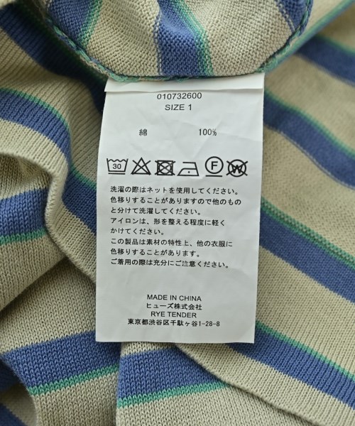 RYE TENDER（ライテンダー）Tシャツ・カットソー グレー サイズ:1(S位) レディース/2200724231089
