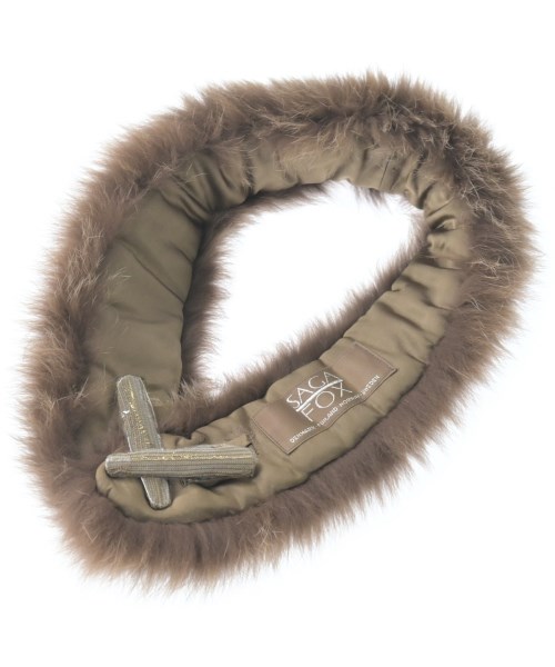 SAGA FOX（サガフォックス）マフラー 茶 サイズ:- レディース/2200654976135