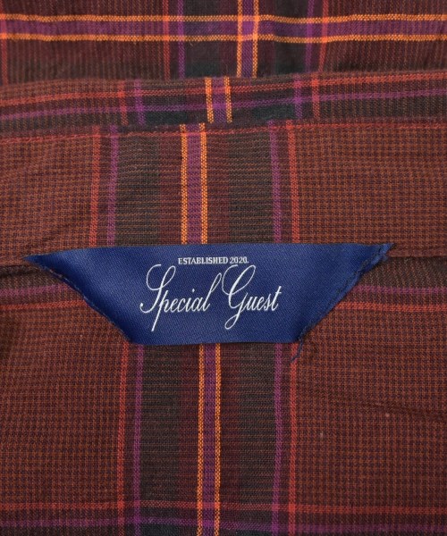 SPECIAL GUEST（スペシャルゲスト）カジュアルシャツ 赤 サイズ:M メンズ/2200644212076