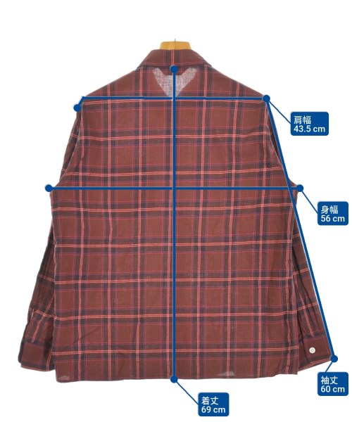 SPECIAL GUEST（スペシャルゲスト）カジュアルシャツ 赤 サイズ:M メンズ/2200644212076