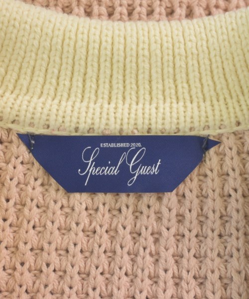 SPECIAL GUEST（スペシャルゲスト）カーディガン ピンク サイズ:M メンズ/2200622397061