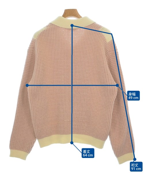 SPECIAL GUEST（スペシャルゲスト）カーディガン ピンク サイズ:M メンズ/2200622397061