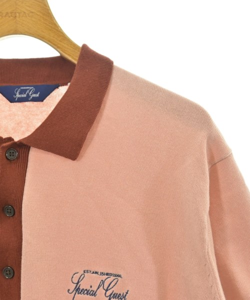 SPECIAL GUEST（スペシャルゲスト）ポロシャツ ピンク サイズ:M メンズ/2200619293024