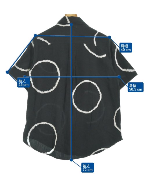 SUKU（スク）カジュアルシャツ 黒 サイズ:S メンズ/2200646610047