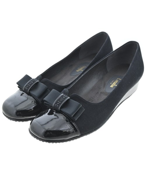 t.inaba(ティーイナバ)パンプス 黒 サイズ:24.5cm/2200640423070