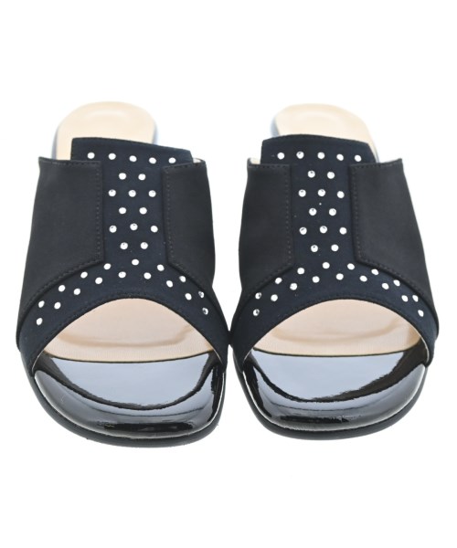 t.inaba（ティーイナバ）サンダル 黒 サイズ:24.5cm レディース/2200640423094