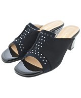 t.inaba（ティーイナバ）サンダル 黒 サイズ:24.5cm レディース/2200640423094