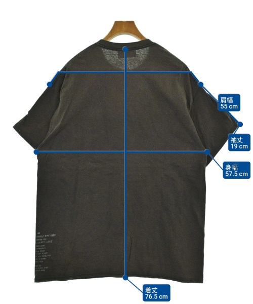 TAIN DOUBLE PUSH（タインダブルプッシュ）Tシャツ・カットソー 茶 サイズ:-(XXL位) メンズ/2200636820098