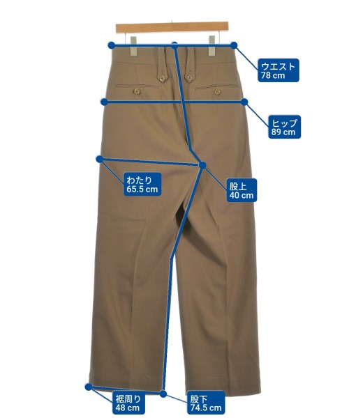 Tangent（タンジェント）スラックス 茶 サイズ:46(M位) メンズ/2200528933028