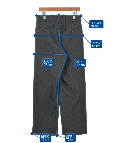 Tangent（タンジェント）スラックス グレー サイズ:46(M位) メンズ/2200619014025