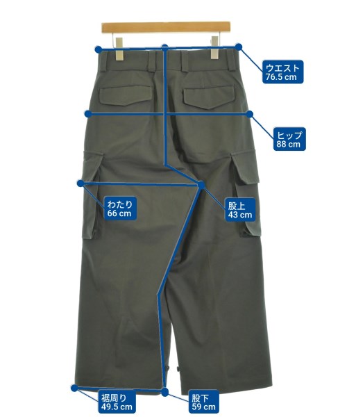 Tangent（タンジェント）カーゴパンツ グレー サイズ:44(S位) メンズ/2200648040026