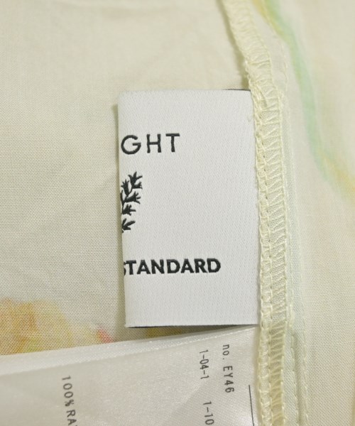 TOLIGHT（トライト）ブラウス 黄 サイズ:F レディース/2200675245593