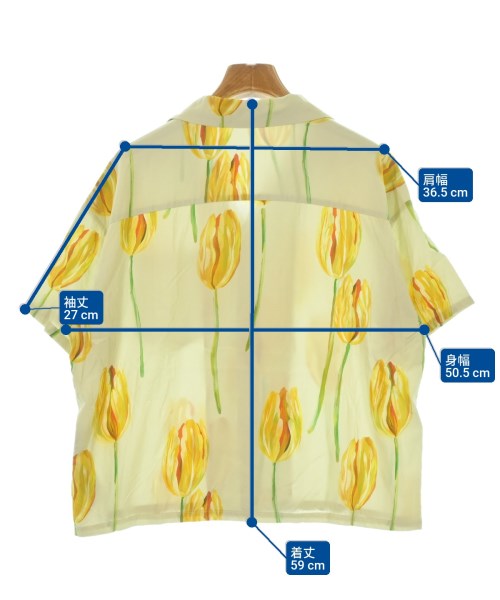 TOLIGHT（トライト）ブラウス 黄 サイズ:F レディース/2200675245593