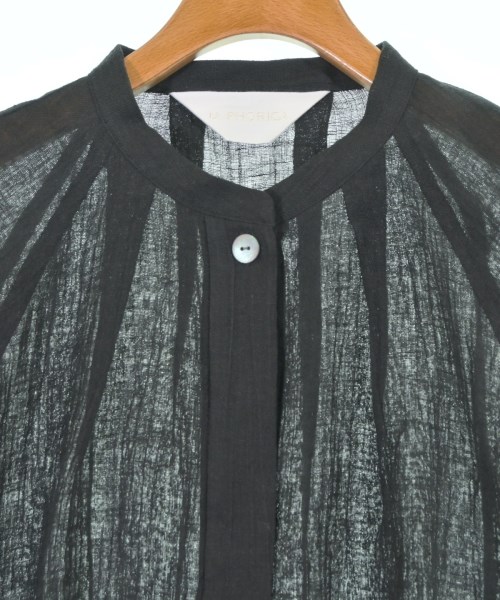 U PHORICA（ユーフォリカ）カジュアルシャツ 黒 サイズ:1(S位) レディース/2200632236275