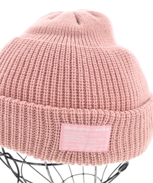 UNDER CONTROL（アンダーコントロール）ニットキャップ・ビーニー ピンク サイズ:- レディース/2200622027081