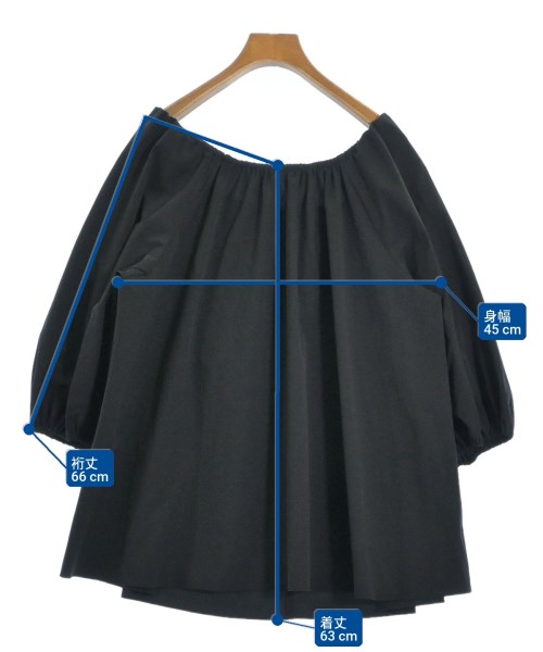 UNFILO（アンフィーロ）ブラウス 黒 サイズ:M レディース/2200627289071