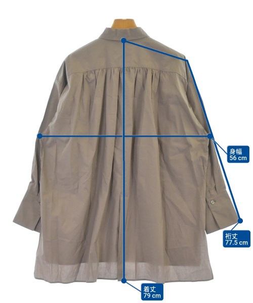 UNFILO（アンフィーロ）カジュアルシャツ 茶 サイズ:38(M位) レディース/2200622882055