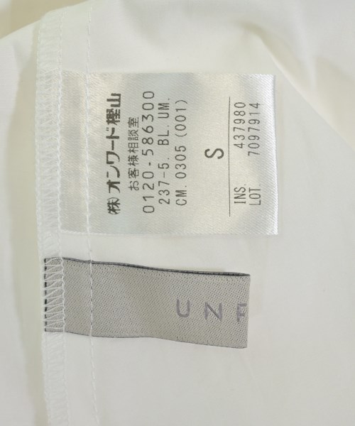 UNFILO（アンフィーロ）カジュアルシャツ 白 サイズ:S レディース/2200632236176