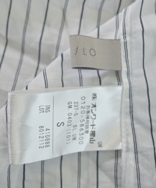 UNFILO（アンフィーロ）カジュアルシャツ 白 サイズ:S レディース/2200624888055