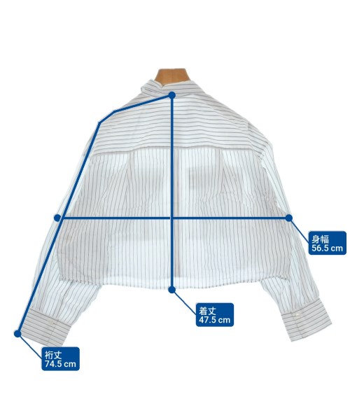 UNFILO（アンフィーロ）カジュアルシャツ 白 サイズ:S レディース/2200624888055