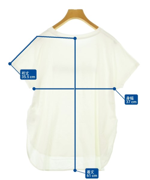 UNFILO（アンフィーロ）Tシャツ・カットソー 白 サイズ:L レディース/2200617325055