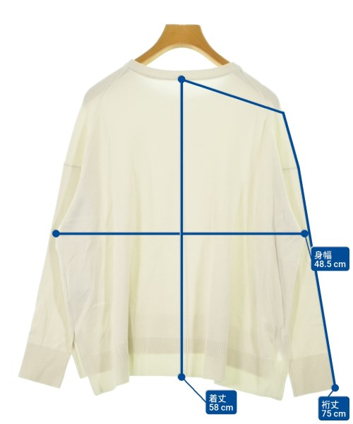 UNFILO（アンフィーロ）ニット・セーター 白 サイズ:M レディース/2200617325079