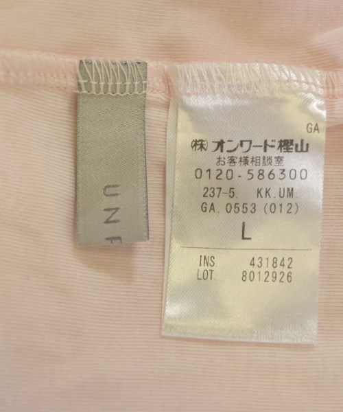 UNFILO（アンフィーロ）ノースリーブ ピンク サイズ:L レディース/2200616871027