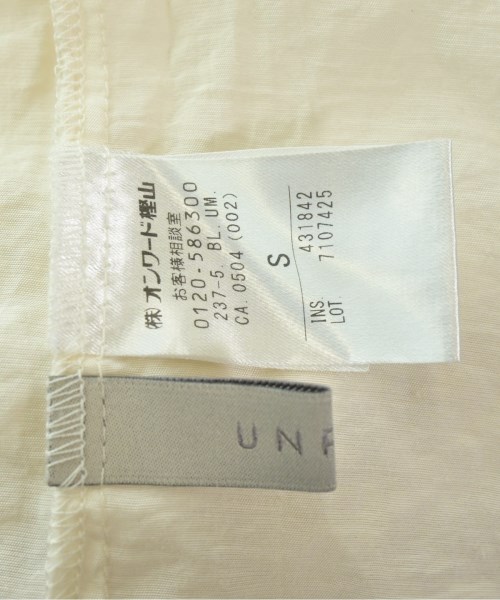 UNFILO（アンフィーロ）ブラウス 白 サイズ:S レディース/2200619813062