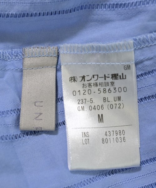 UNFILO（アンフィーロ）ブラウス 青 サイズ:M レディース/2200606304047