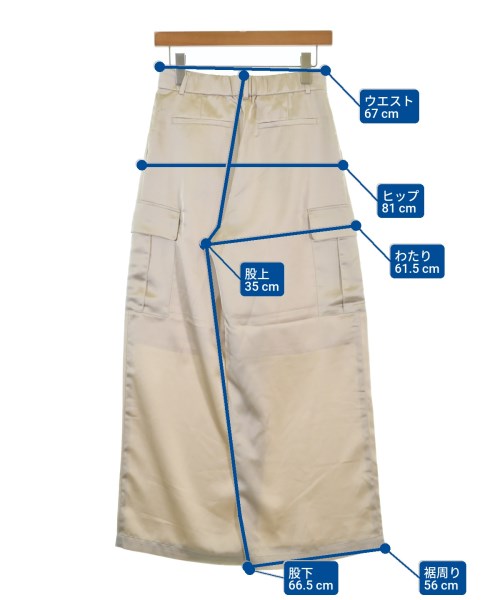 UNFILO（アンフィーロ）カーゴパンツ ベージュ サイズ:M レディース/2200676156041