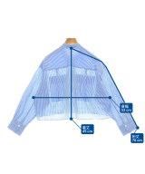 UNFILO（アンフィーロ）カジュアルシャツ 青 サイズ:S レディース/2200673412058