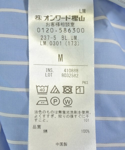 UNFILO（アンフィーロ）カジュアルシャツ 青 サイズ:M レディース/2200695315023