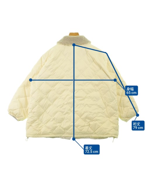 UNFILO（アンフィーロ）ダウンジャケット/ダウンベスト 黄 サイズ:M レディース/2200654693032