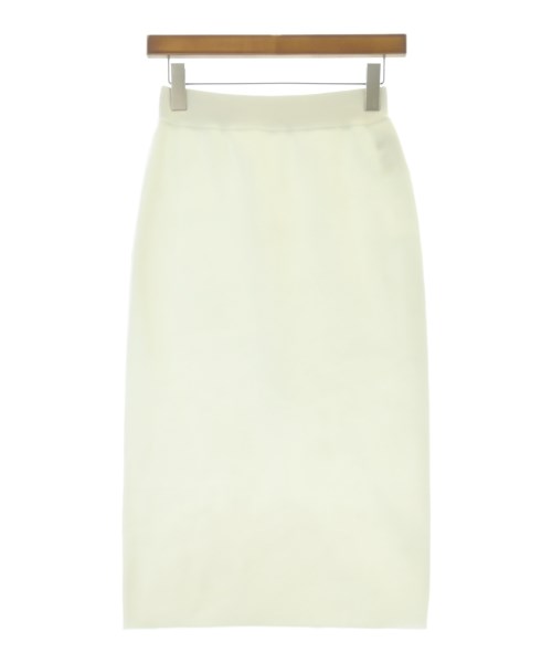 UNFILO(アンフィーロ)ひざ丈スカート 白 サイズ:S/2200636844018