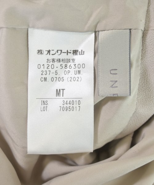 UNFILO（アンフィーロ）ワンピース ベージュ サイズ:MT(M位) レディース/2200649173013