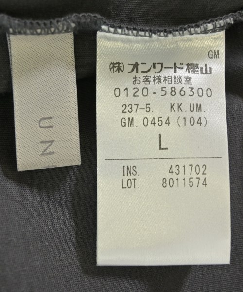 UNFILO（アンフィーロ）Tシャツ・カットソー グレー サイズ:L レディース/2200702581069