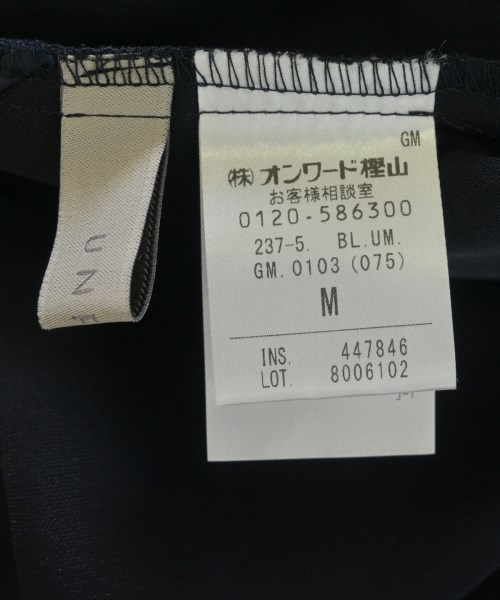 UNFILO（アンフィーロ）ブラウス 紺 サイズ:M レディース/2200701261160