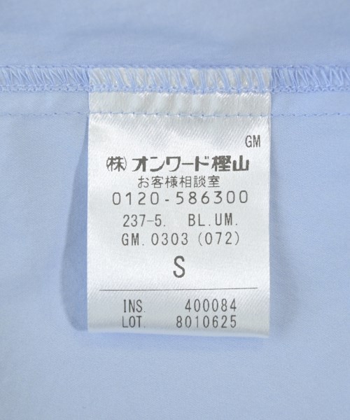 UNFILO（アンフィーロ）カジュアルシャツ 青 サイズ:S レディース/2200705440011