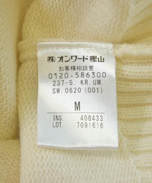 UNFILO（アンフィーロ）ニット・セーター 白 サイズ:M レディース/2200691813370