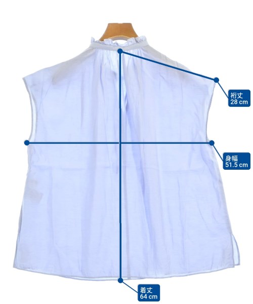 UNFILO（アンフィーロ）ブラウス 青 サイズ:M レディース/2200658372360