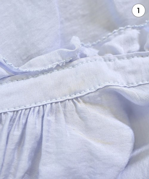 UNFILO（アンフィーロ）ブラウス 青 サイズ:M レディース/2200658372360