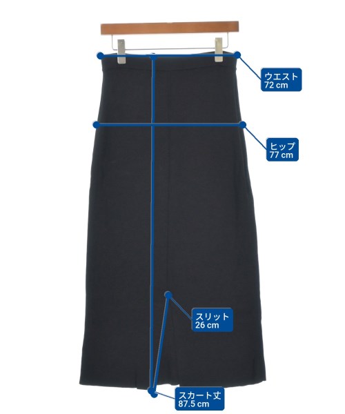 UNFILO（アンフィーロ）ロング・マキシ丈スカート 黒 サイズ:M レディース/2200665172045