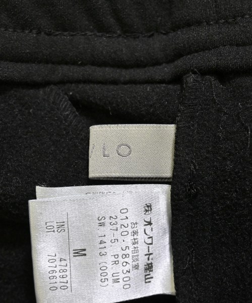 UNFILO（アンフィーロ）スウェットパンツ 黒 サイズ:M レディース/2200655240037