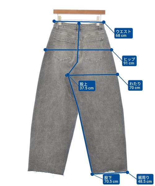 UNFILO（アンフィーロ）デニムパンツ グレー サイズ:M メンズ/2200666905031