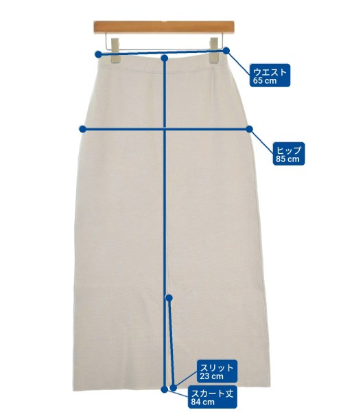 UNFILO（アンフィーロ）ロング・マキシ丈スカート ベージュ サイズ:M レディース/2200669445169