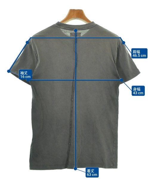 ANINE BING（アニンビン）Tシャツ・カットソー グレー サイズ:XXS レディース/2200675964111