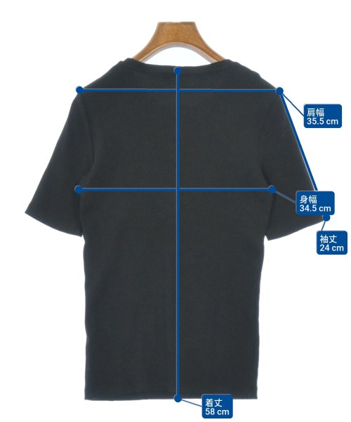 ANINE BING（アニンビン）Tシャツ・カットソー 黒 サイズ:S レディース/2200694780044